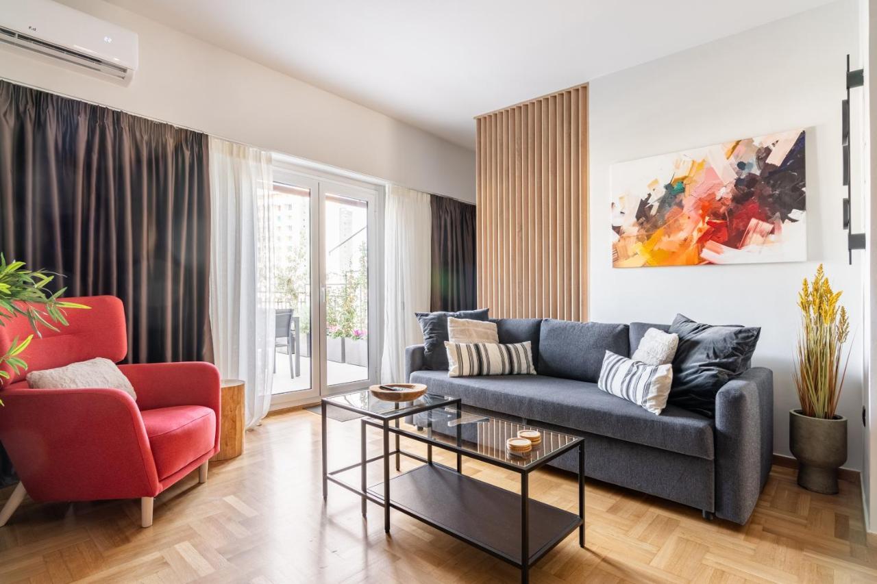 Athena Blue Lux Apartments 2Br 2Ba With City Skyline View, Near Kolonaki Atene Esterno foto