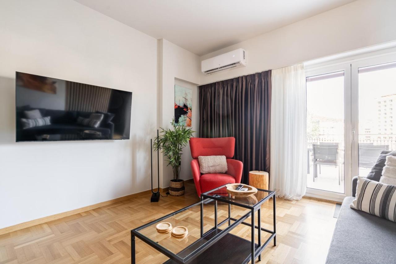Athena Blue Lux Apartments 2Br 2Ba With City Skyline View, Near Kolonaki Atene Esterno foto