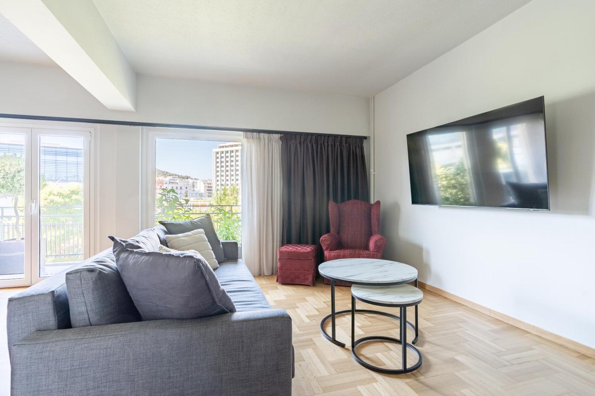 Athena Blue Lux Apartments 2Br 2Ba With City Skyline View, Near Kolonaki Atene Esterno foto