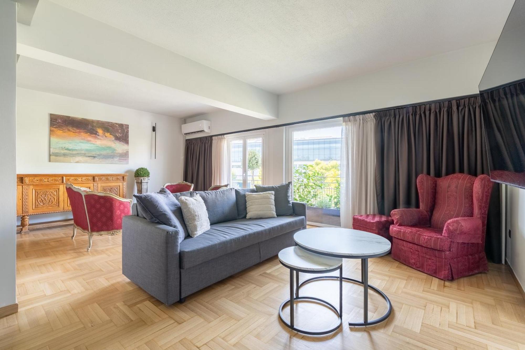 Athena Blue Lux Apartments 2Br 2Ba With City Skyline View, Near Kolonaki Atene Esterno foto